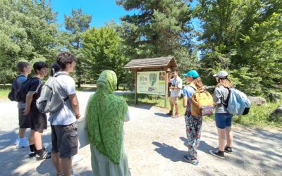 Présentation des métiers de l’eau à 7 stagiaires de seconde