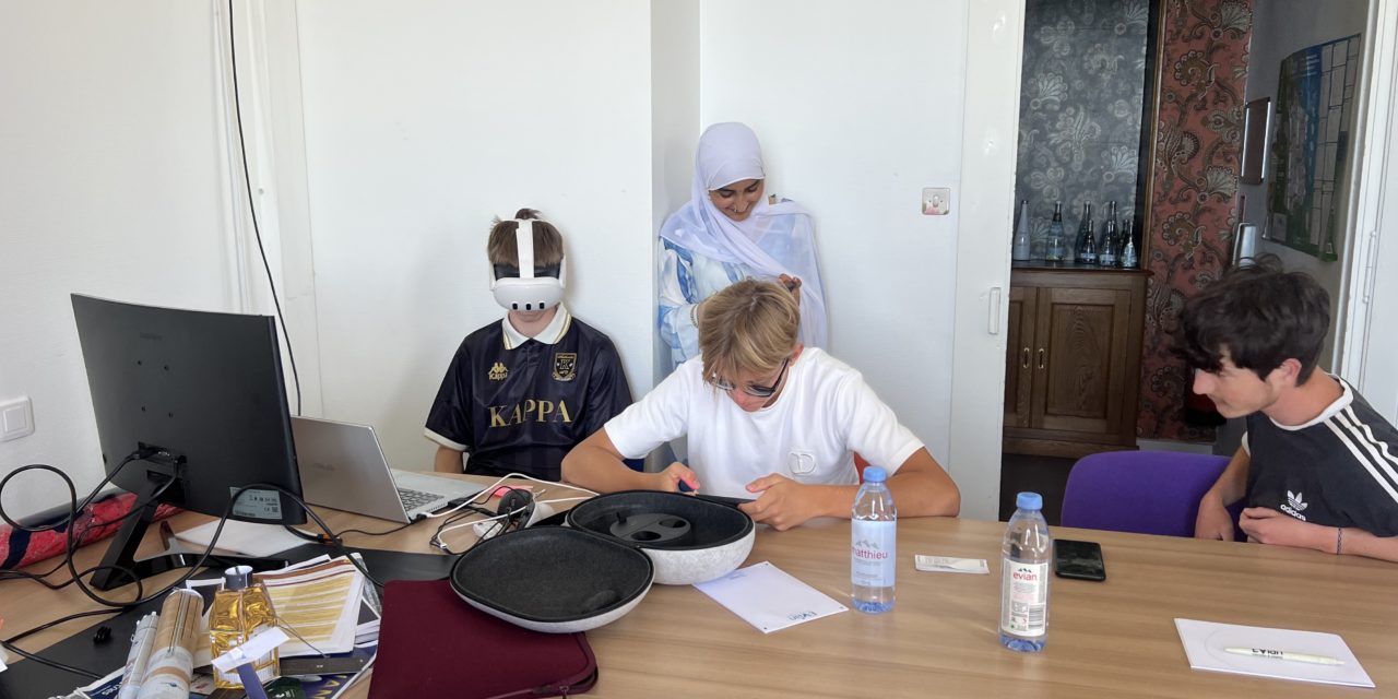 Présentation des métiers de l’eau à 7 stagiaires de seconde