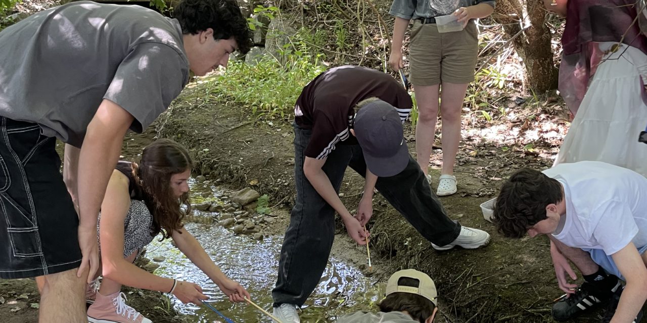 Présentation des métiers de l’eau à 7 stagiaires de seconde