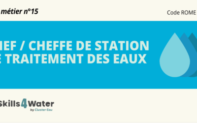 Fiche métier : chef/cheffe de station de traitement des eaux