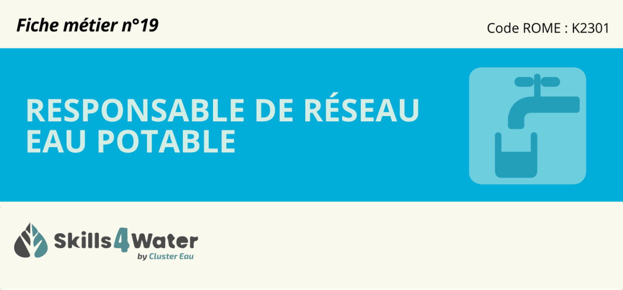 Fiche métier : Responsable réseau eau potable